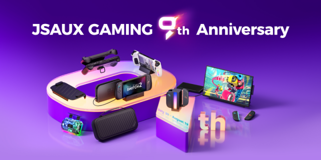 JSAUX turns 9 and celebrates it with discounts up to 50% on Nintendo Switch 2 accessories!News  |  DLH.NET The Gaming People