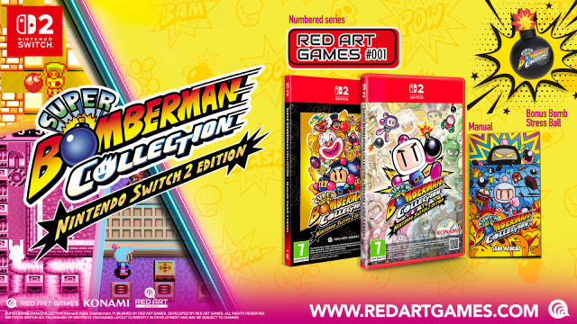 SUPER BOMBERMAN COLLECTION Physical Edition Pre-Orders Are Live at Red Art Games