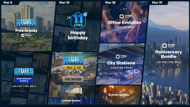 Die Cities: Skylines-Franchise feiert 11 Jahre kreativen Städtebau