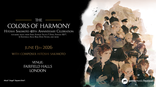Hitoshi Sakimoto invites you to join him for Game Music Festival 2026 in London