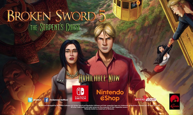 Broken Sword 5 The Serpents Curse Hits The Switch Today