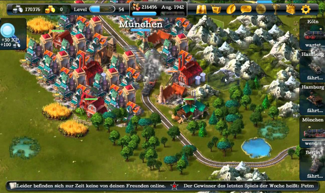 Ersten Trailer zum HTML5-Aufbaustrategiespiel SteamPower1830