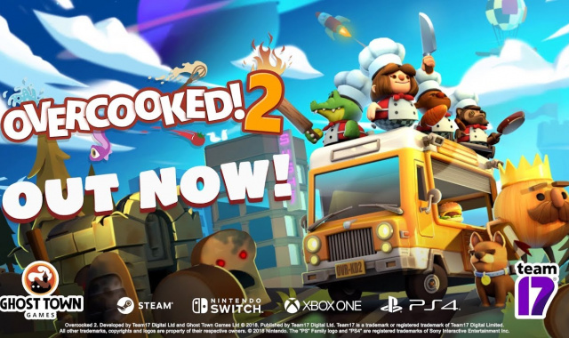 Frantic Party Game, Overcooked 2 Is Out Now