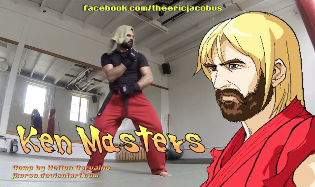 Real World Stuntman, Eric Jacobus, Throws Down With Multiple Characters Moves