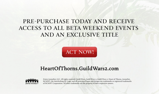 ArenaNet Surprises at E3 with Launch of Pre-Purchase for Guild Wars 2: Heart of Thorns