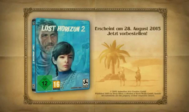 Lost Horizon 2 gamescom-Trailer