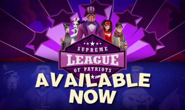 Comedy Adventure Supreme League of Patriots Now Available