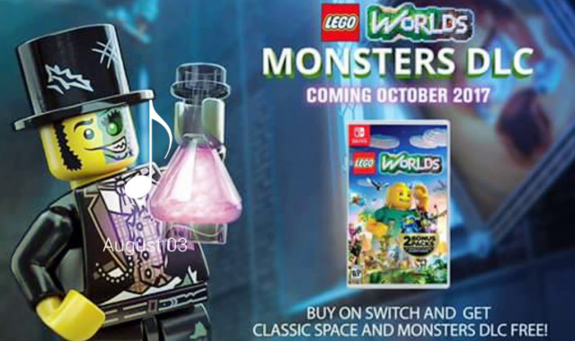 Lego Worlds Monsters DLC Out Now