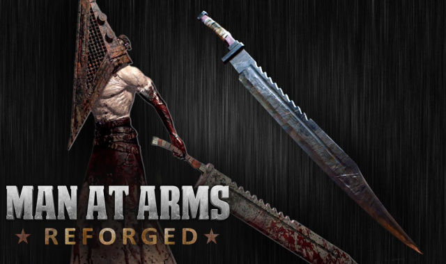 Watch Man At Arms Make Silent Hill Villain Pyramid Heads Great Knife