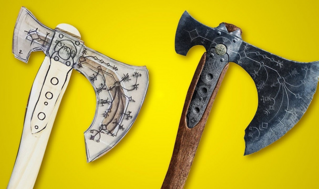 This Guy Made A God Of War Leviathan Axe