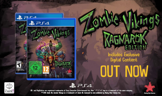 Zombie Vikings Ragnarök Edition Now Out on PlayStation 4