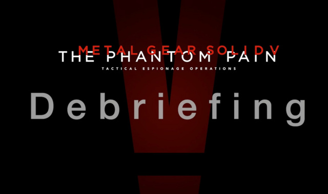 Metal Gear Solid V: The Phantom Pain Arrives Today