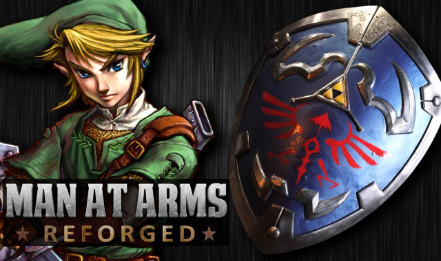 Man At Arms Creates Links Hylian Shield